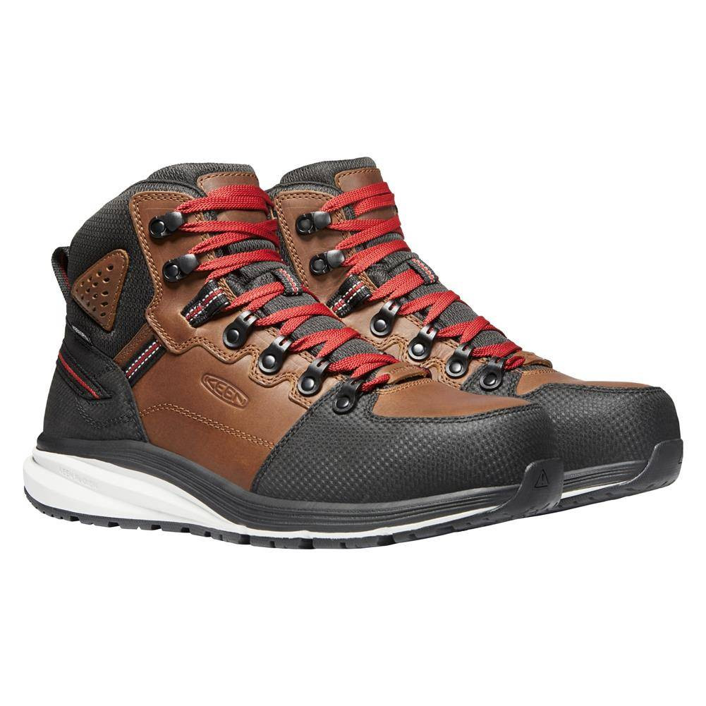 Men's Keen Utility Red Hook Mid Carbon Toe Waterproof Boots