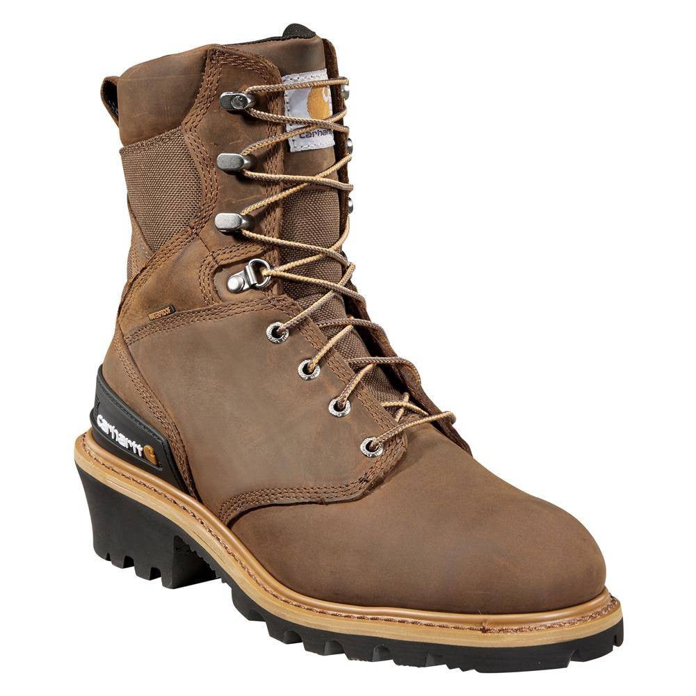 Men's Carhartt 8" Logger Composite Toe Waterproof Boots