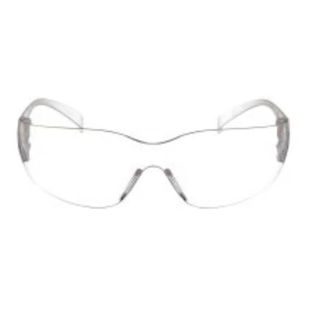 3M Impact-Resistant Safety Glasses Clear Lens, Clear Frame, 4 pack