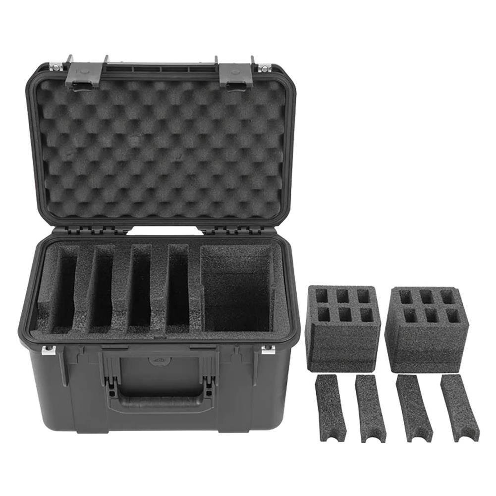 SKB iSeries Multi 4 Handgun Case with Custom Foam