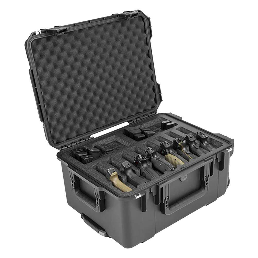 SKB iSeries Multi 8 Handgun Case with Custom Foam