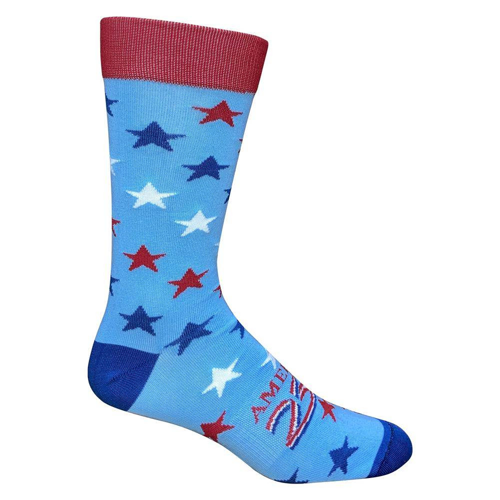 Wilson Brown Big Stars Dress Socks