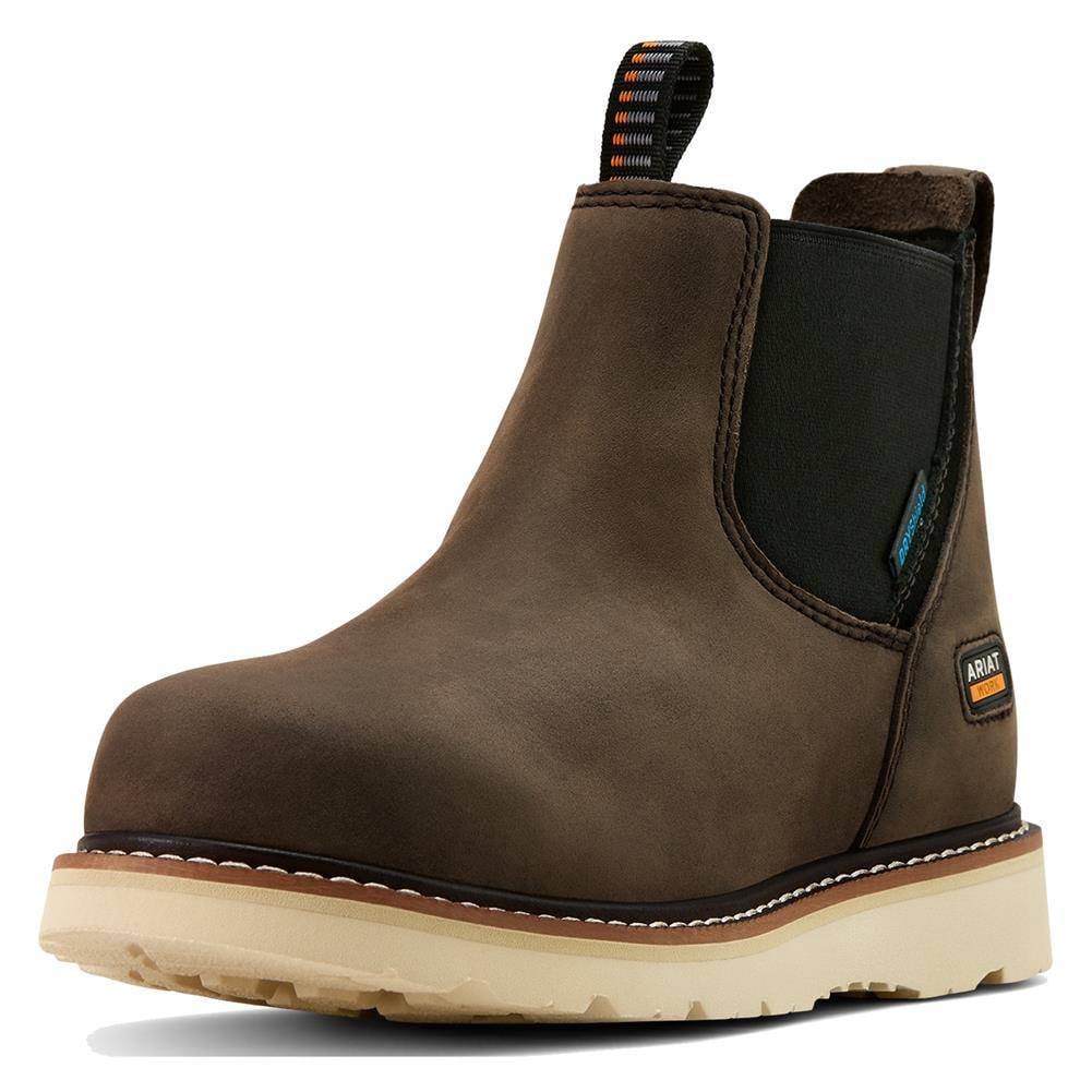 Women's Ariat Rebar Wedge Chelsea Waterproof Boots