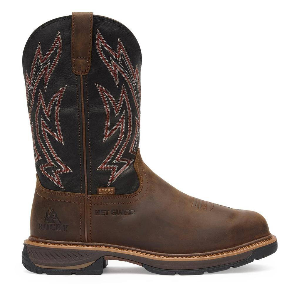 Rocky Men's Ride LTE MET Guard Western Boots