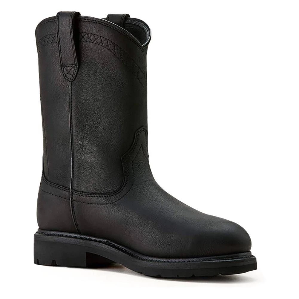 Men's Ariat Sierra Waterproof Roper Toe Steel Toe Work Boots