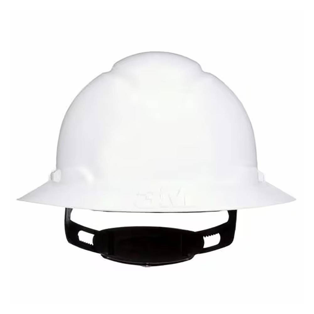3M SecureFit Hard Hat Non-Vented Full Brim with Ratchet Adjustment, White, 1 pack