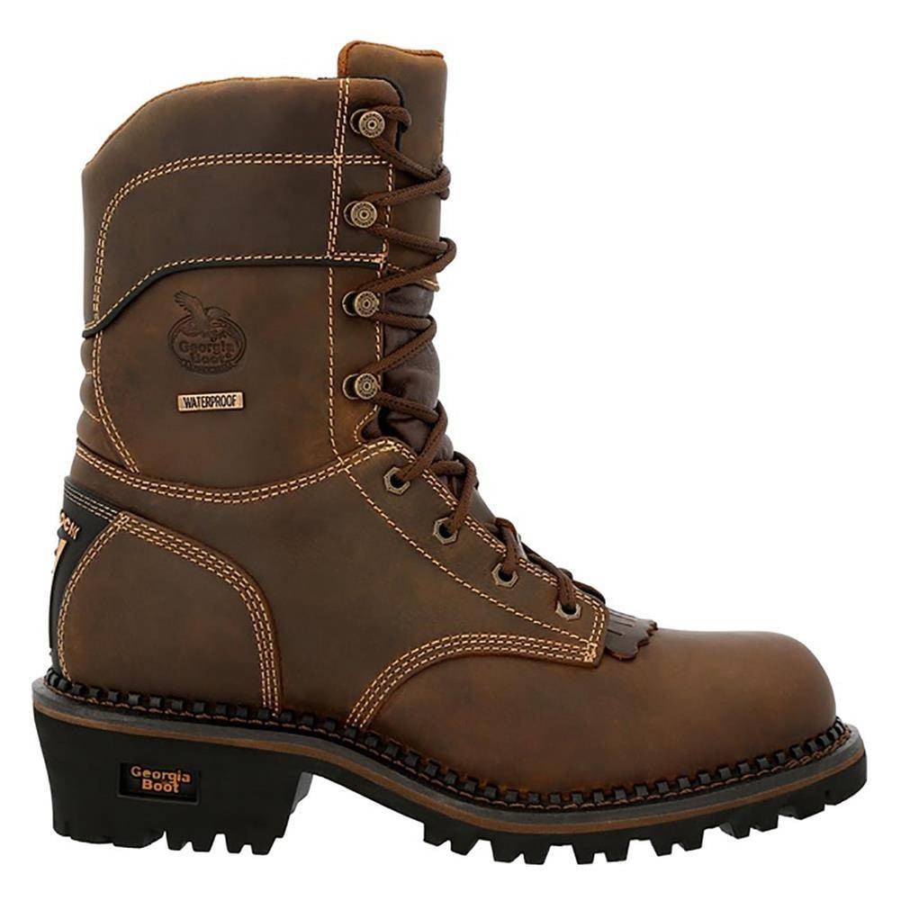 Georgia AMP LT Logger Composite Toe Insulated Waterproof Work Boots