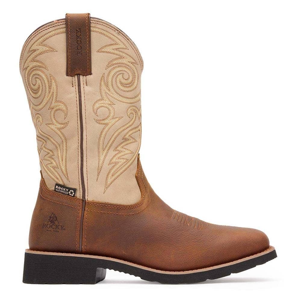 Rocky Men's MonoCrepe 12" Waterproof Western Boots
