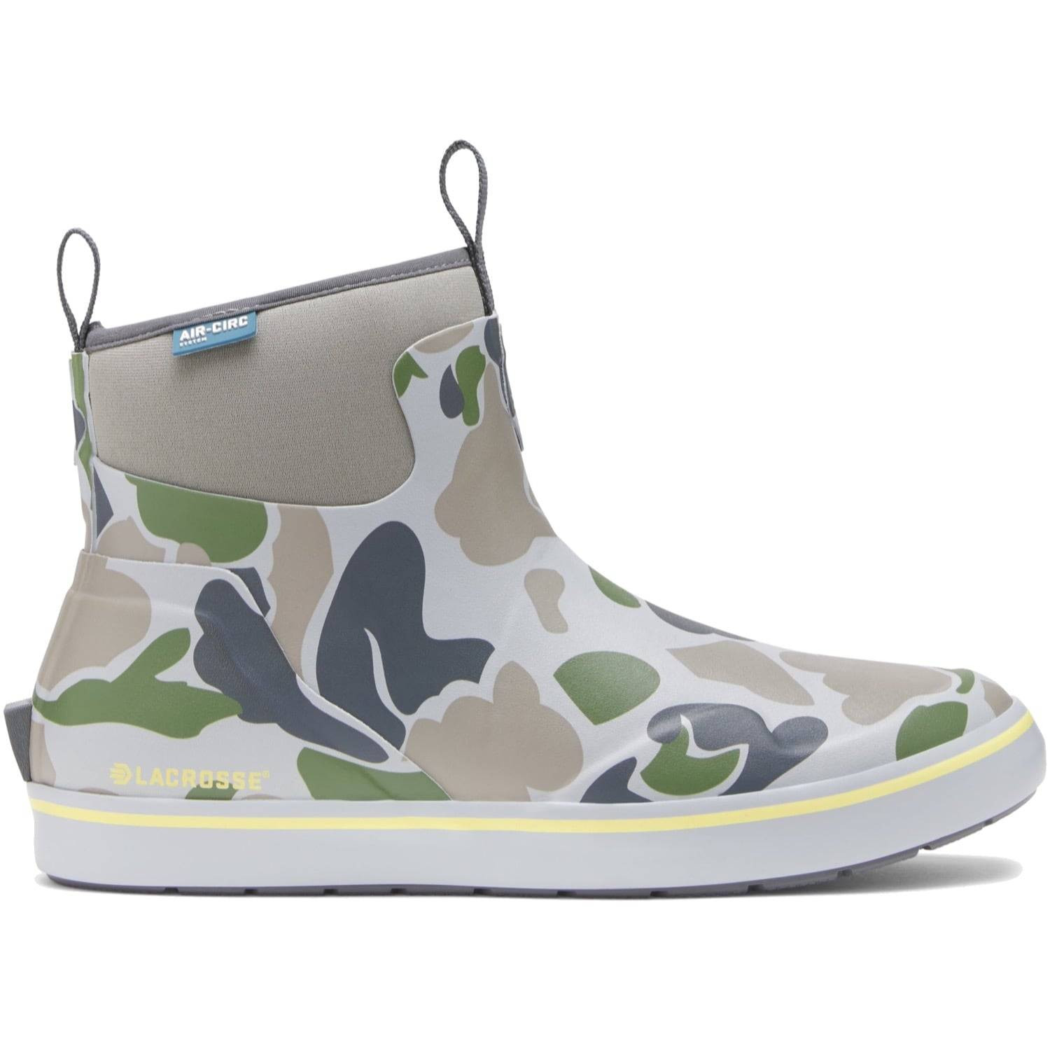 LaCrosse Men's Alpha Deck Boot 6" Seagrass Duck Camo
