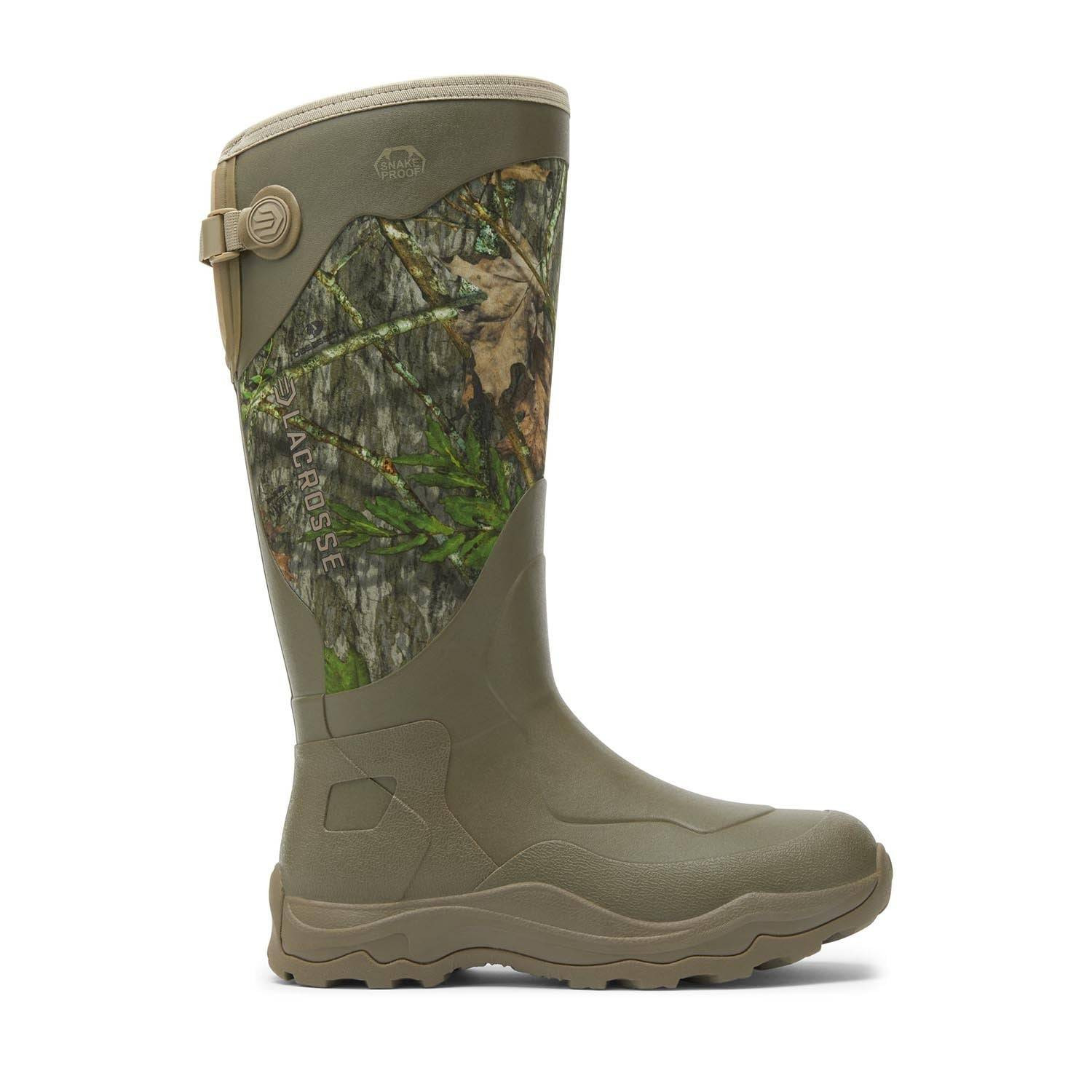 LaCrosse Men's Alpha Agility Snake Boot 17" NWTF Mossy Oak Obsession Boots