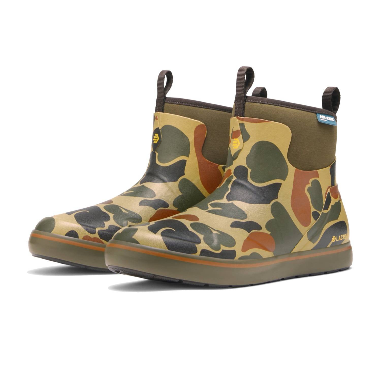 LaCrosse Men's Alpha Deck Boot 6" Hardwoods Duck Camo