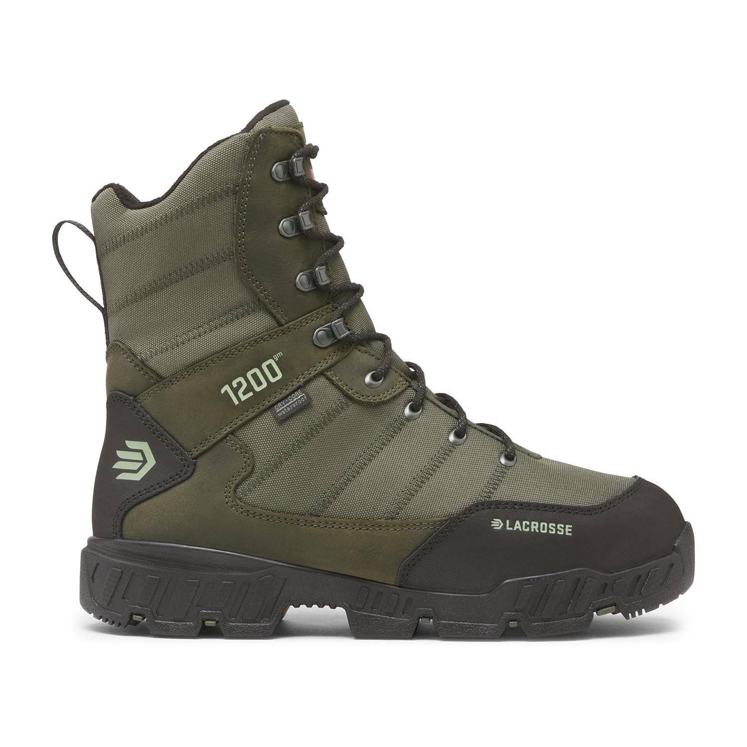 LaCrosse Men's Cold Snap II 9" Olive Night 1200G Boots
