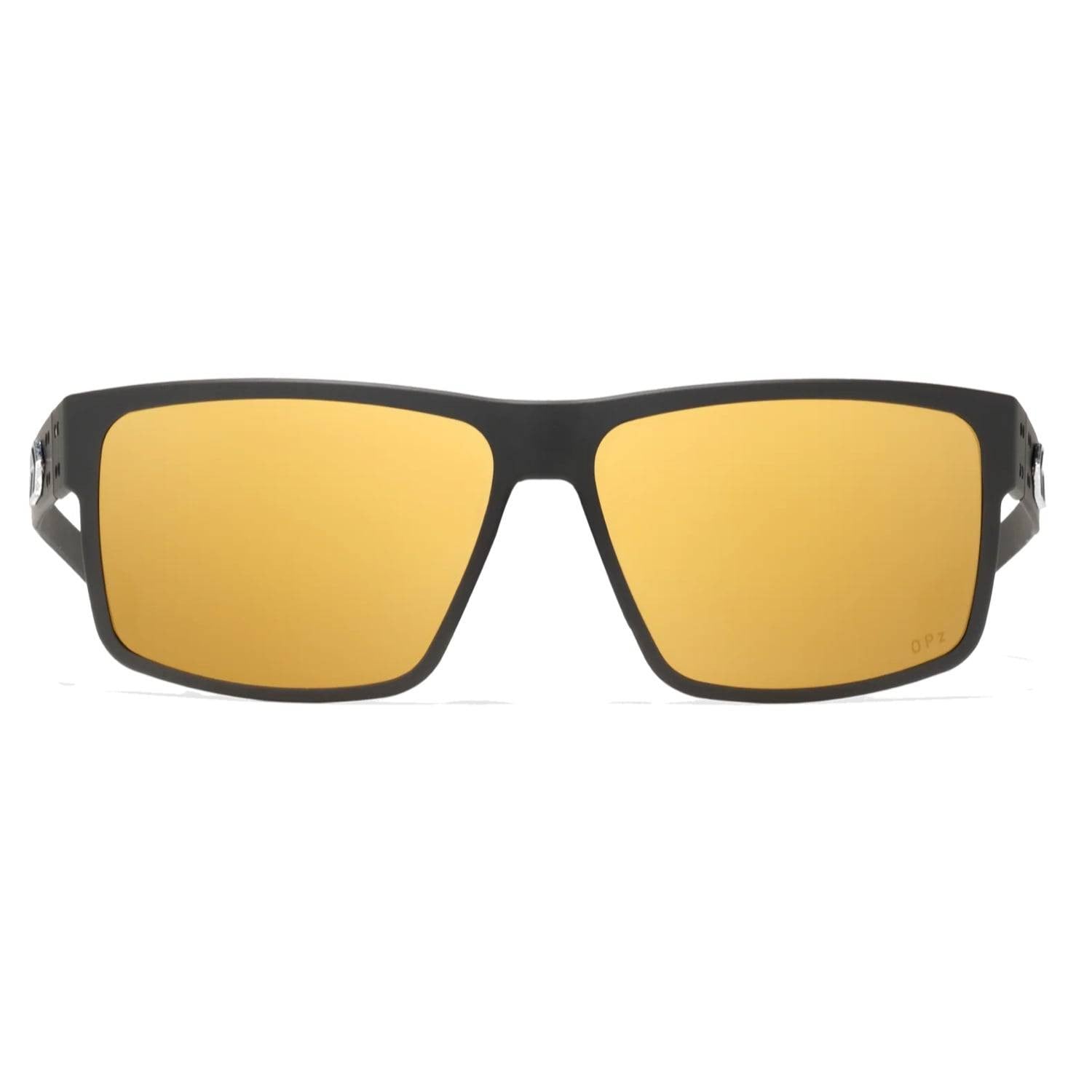 Gatorz Rig OPz Polarized Sunglasses, Silver Logo