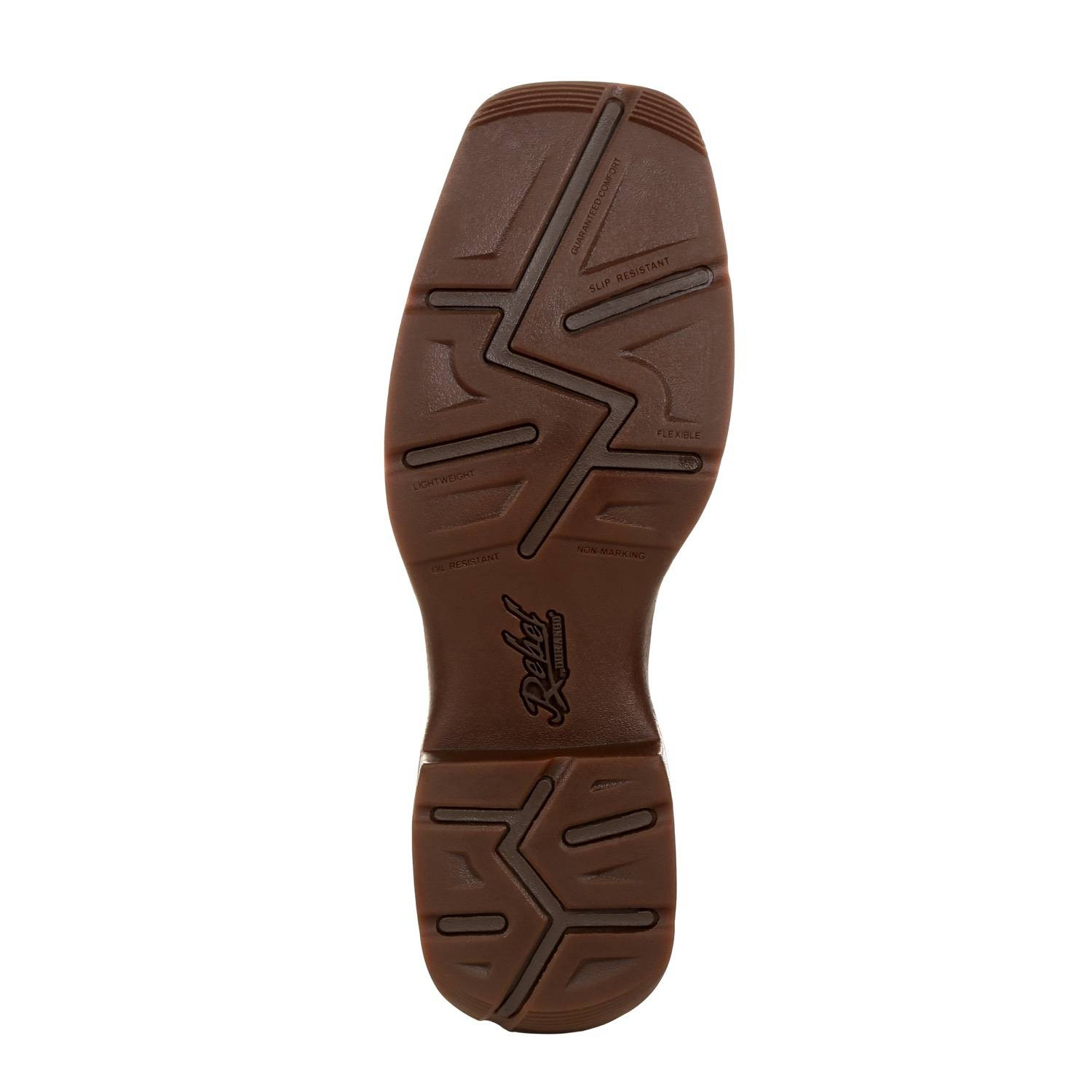 Durango Men's Rebel by Durango Coffee & Cactus Pull-On Western Boots