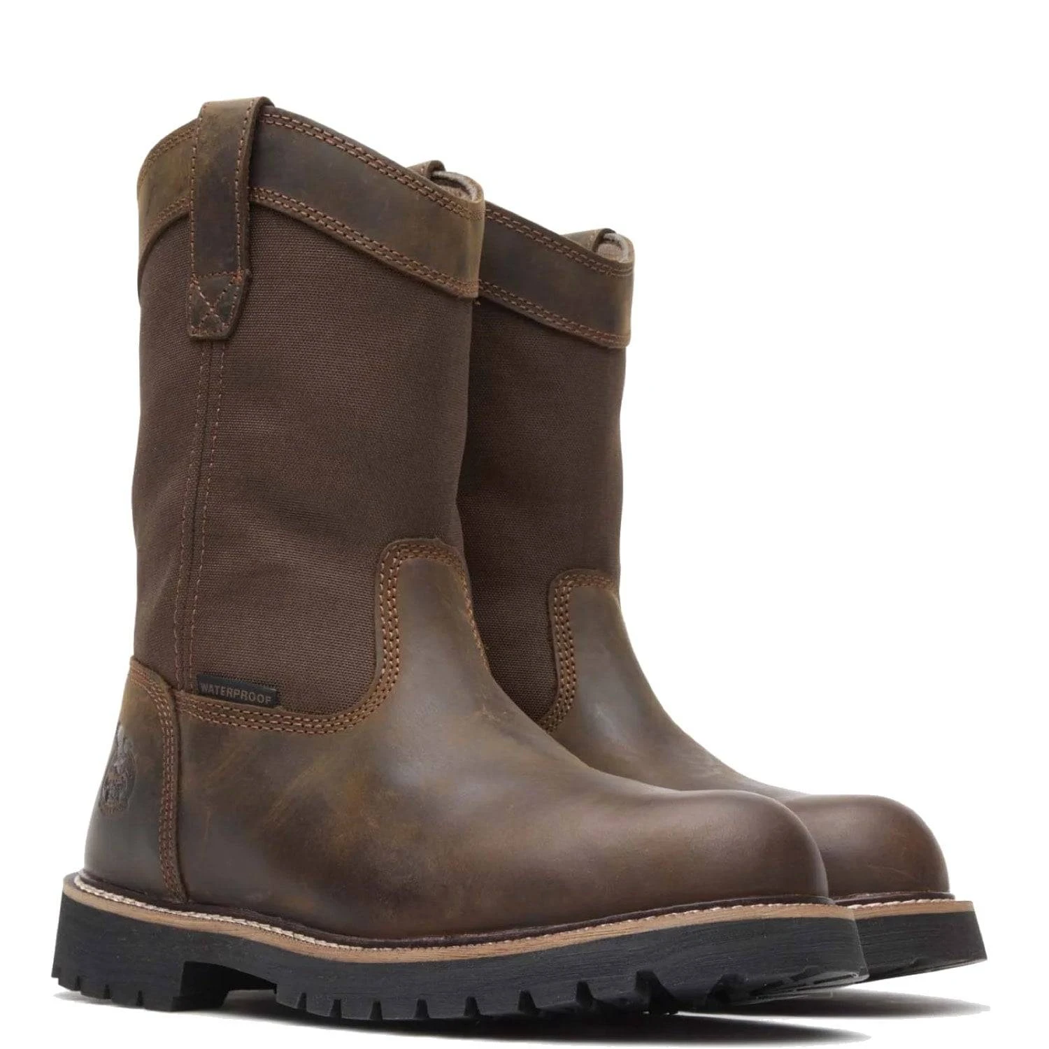 Georgia Men's Core 37 Steel Toe Waterproof 10" Pull-On Work Boots