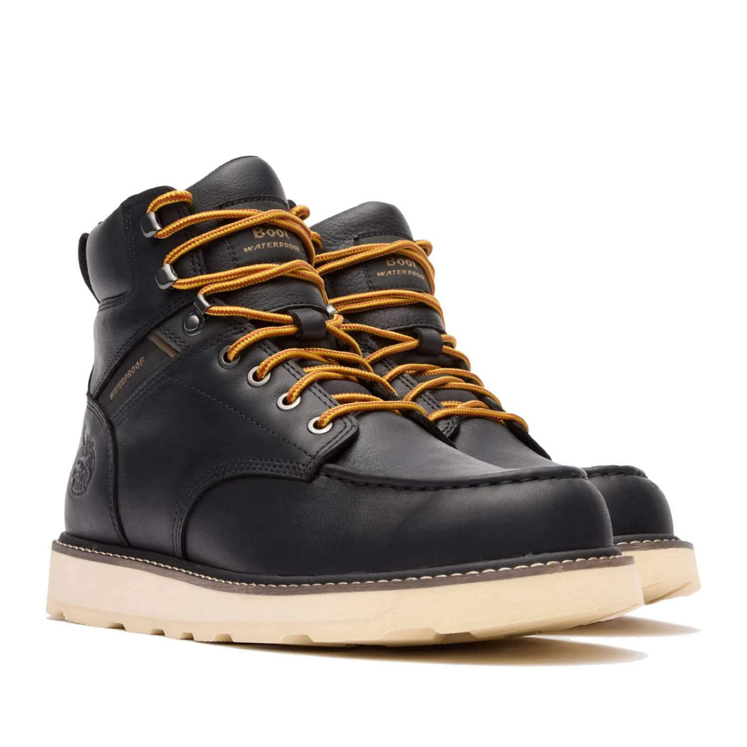 Georgia Men's Core 37 Wedge 6" Moc-Toe with Steel Toe Work Boots