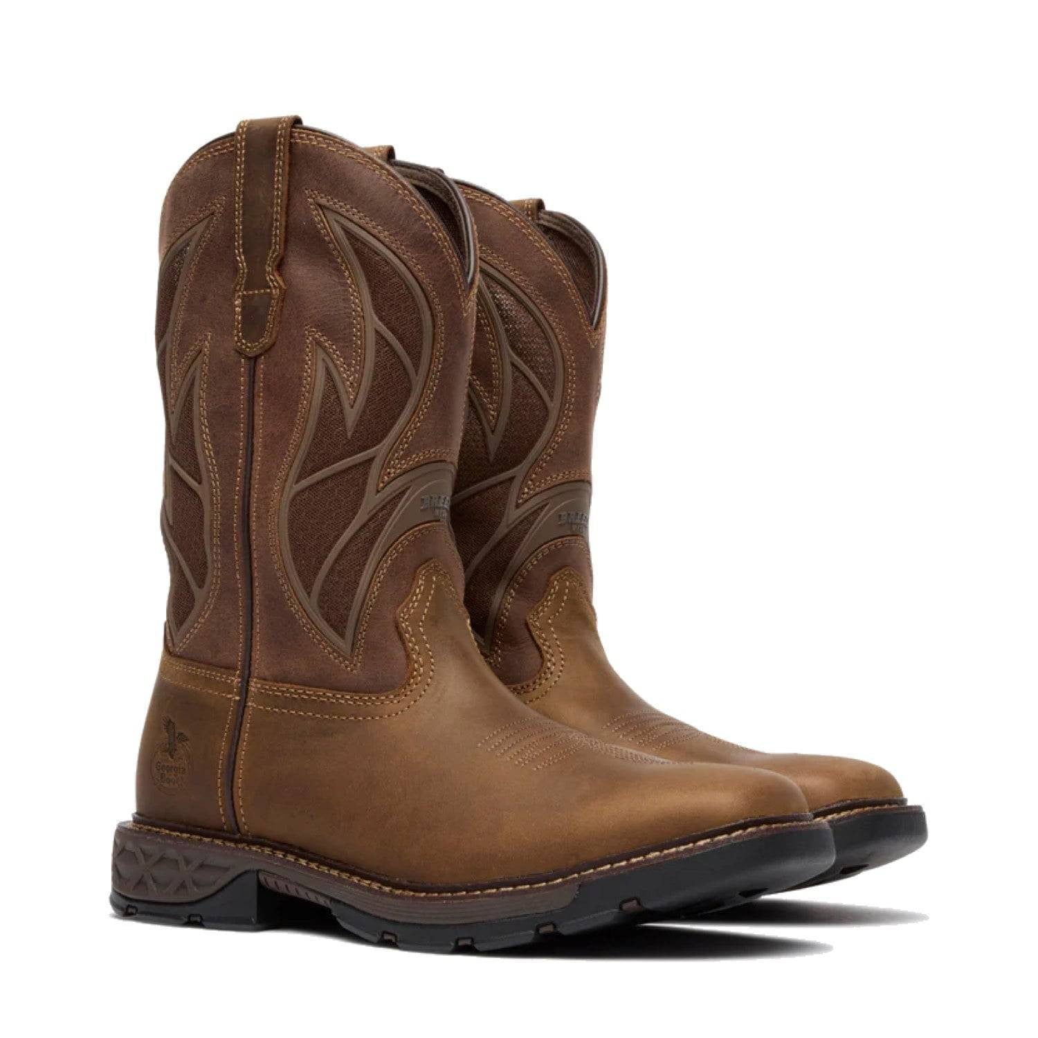 Georgia Men's Carbo-Tec FLX 11" Pull-On Alloy Toe Work with InsulKul