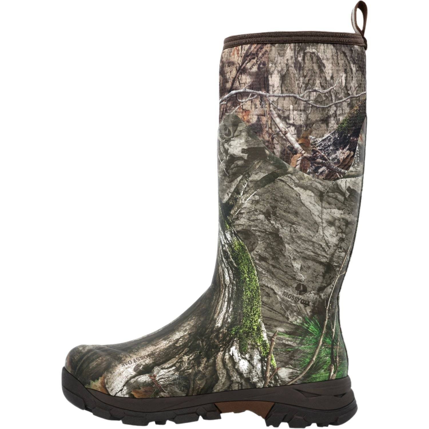 Muck Men's Mossy Oak Country DNA Woody Arctic Ice Tall Boots with Vibram AGAT