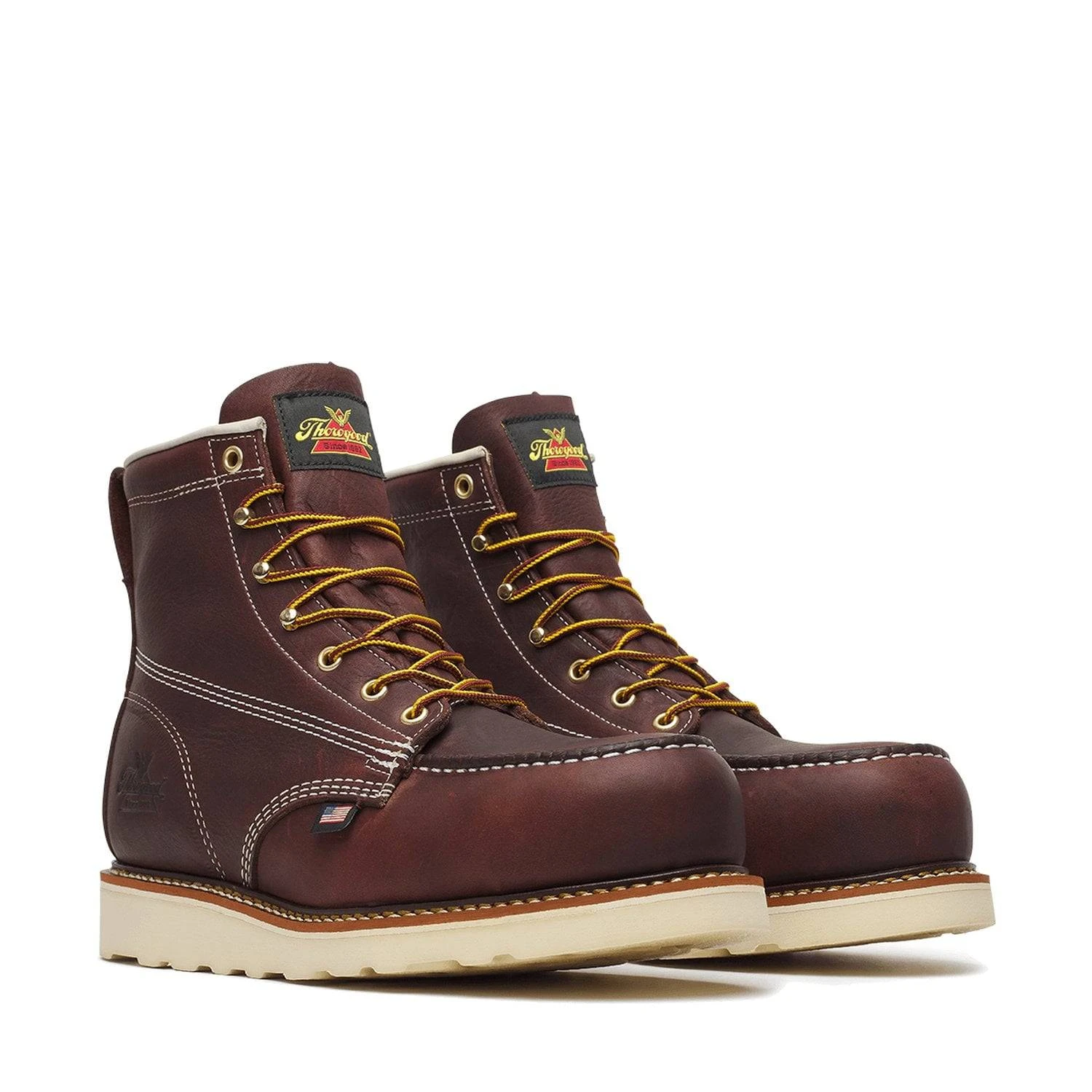 Thorogood Men's American Legacy 6" Nano Moc Toe Maxwear Wedge Boots