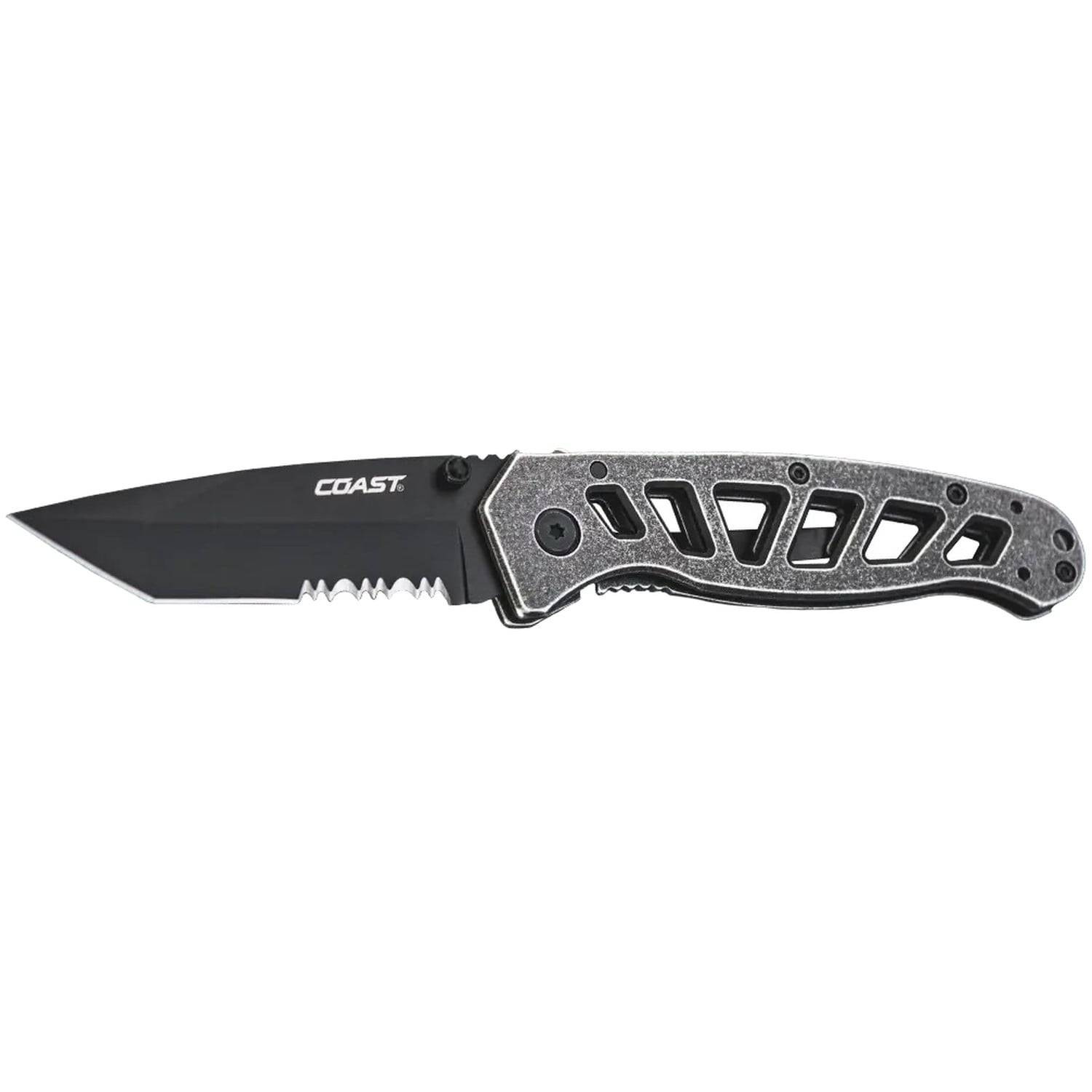 Coast FDX306 3.08" Serrated Tanto Folding Knife
