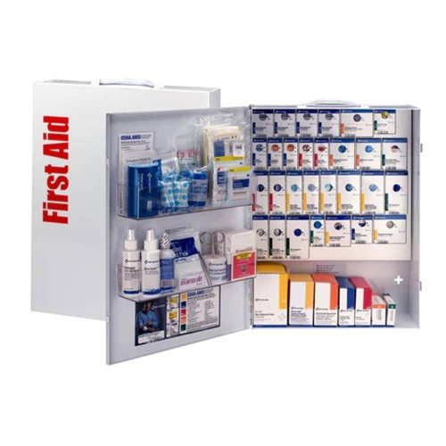 First Aid Only 150 Person XL Metal SmartCompliance Food Service First Aid Cabinet without Meds
