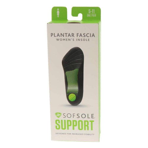 Women's Sof Sole Plantar Fascia Support Gel Insoles