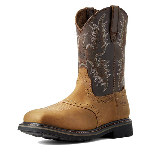 Men's Ariat 10" Sierra Wide Square Toe Steel Toe Boots