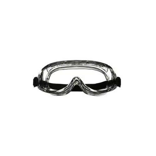 3M Chemical Splash Safety Goggles Clear Lens, Black Frame, 1 pack