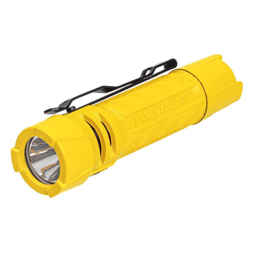 Streamlight PolyTac 1X USB Flashlight with SL-B9 Battery Pack, Yellow