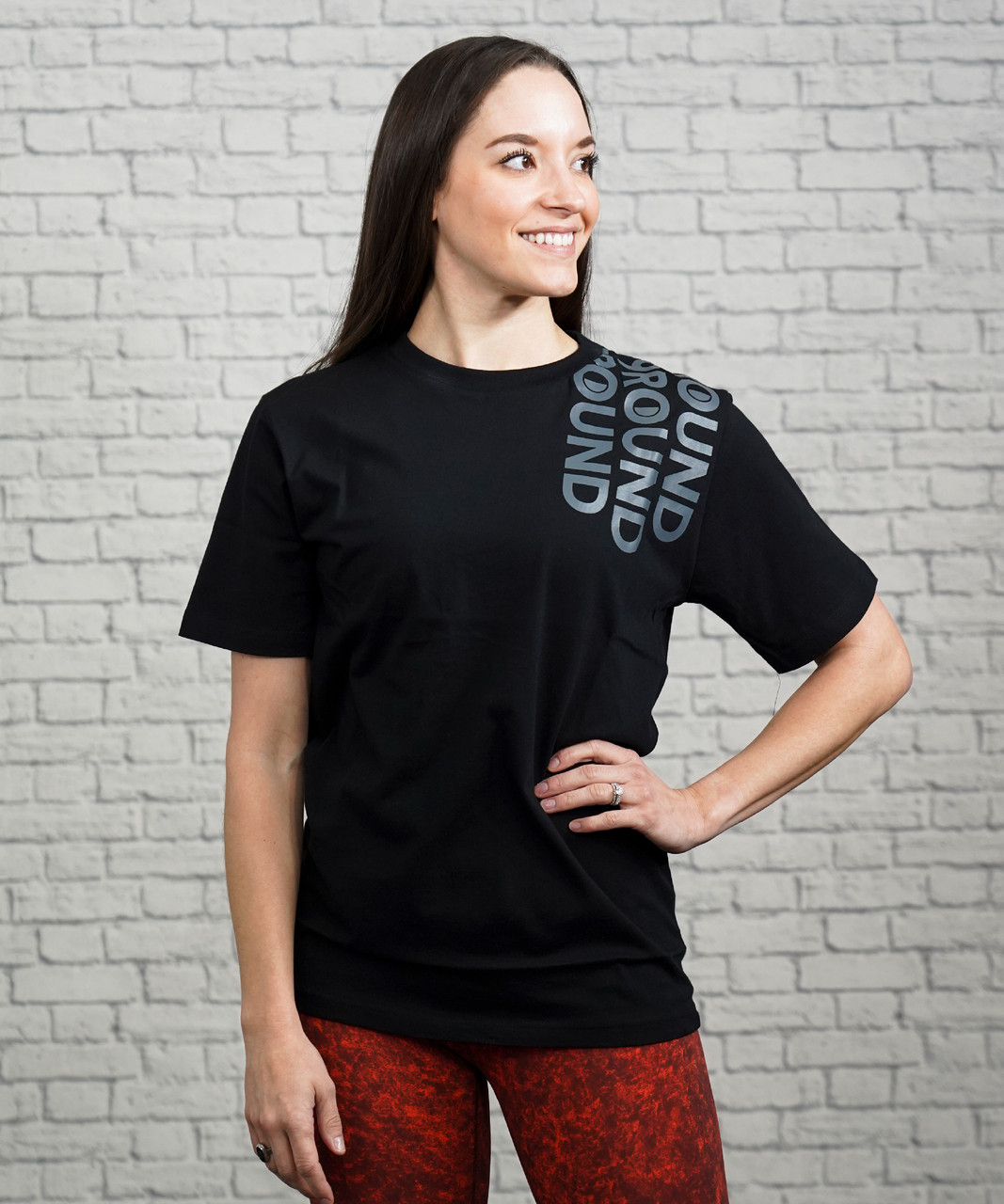 black oversized t shirt designer