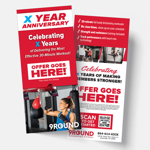 Studio Anniversary - Rack Card