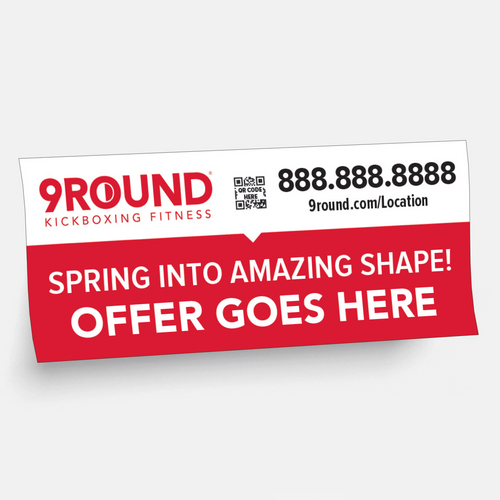 Spring Into Amazing Shape Customizable Offer Banner