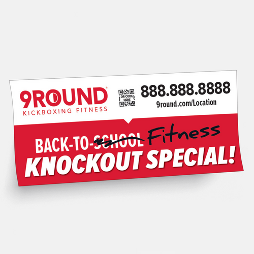 Back to School Knockout Special Banner