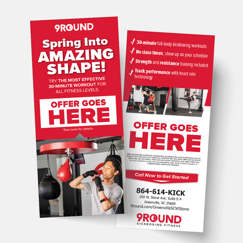 Spring Into Amazing Shape - Rack Card