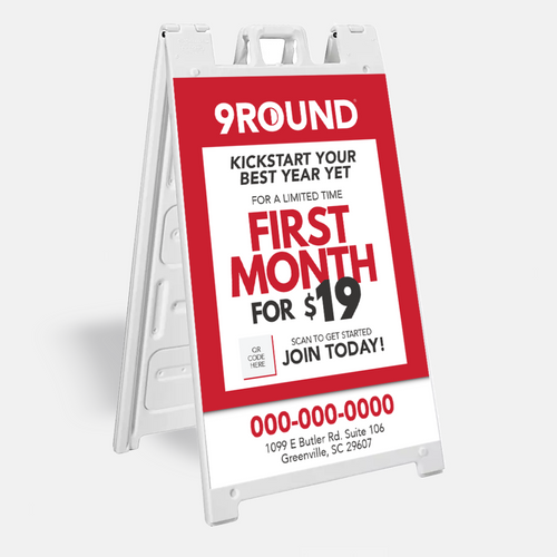 New Year - First Month for $19 - A-Frame