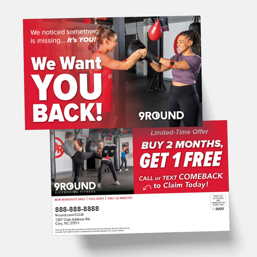 We Want You Back - Buy 2 Months Get 1 Free Mailer