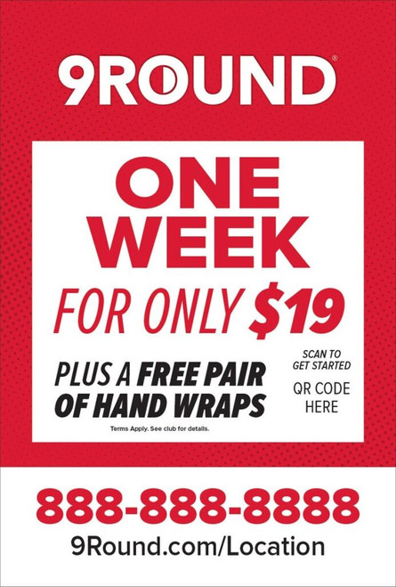 One Week For $19 - A-frame