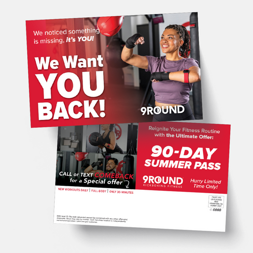 90 Day Summer Pass - We Want You Back 0 Direct Mailer