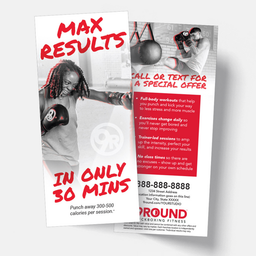 Max Results - Special Offer - Rack Card