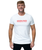 A man wearing a white t-shirt that has a red logo that reads 9Round Kickboxing Fitness