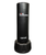 A black freestanding punching bag with I Love Kickboxing and Century printed on it.