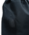 A close-up of a black mesh drawstring bag with a round object partially visible through the mesh side panel.