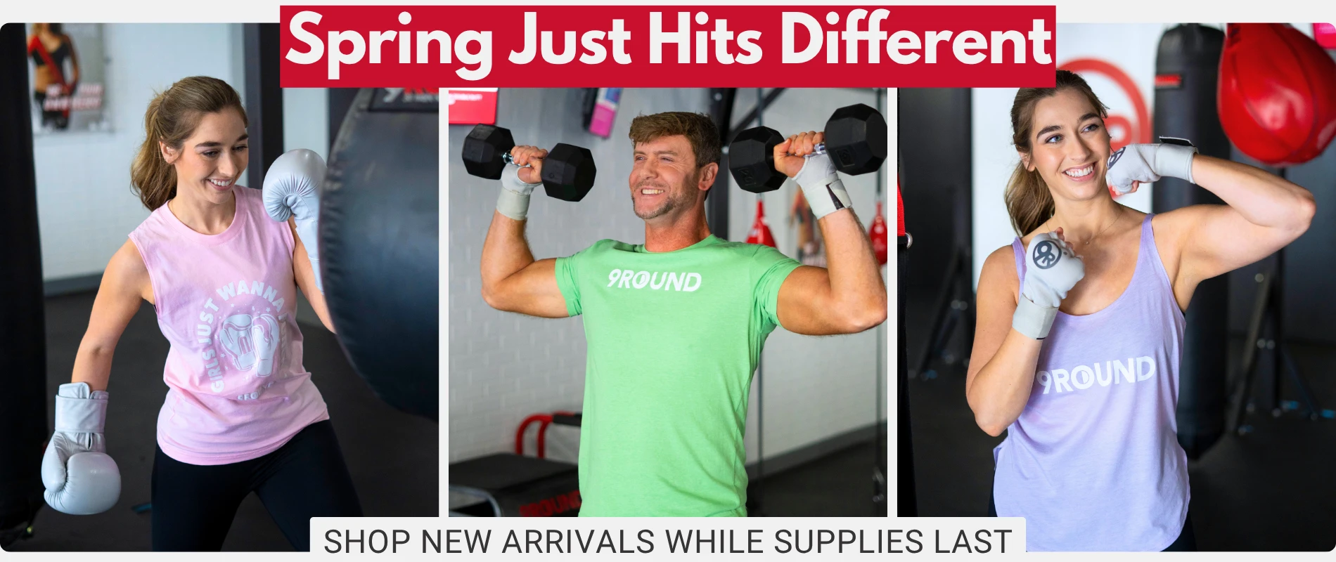 Green boxing gloves and hand wraps with text promoting 30% off green items for Earth Day, sale from April 22-24, ending at 5 PM ET on April 24.