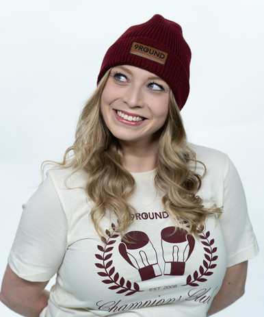 Champion Club Maroon Beanie 9Round Kickboxing - Main Image