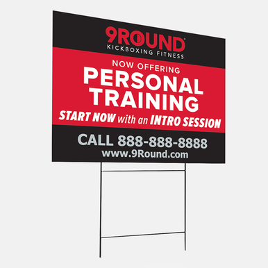 Personal Training - Intro Session - Yard Sign