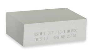 ASTM E317 Figure 1 Block (Linearity)