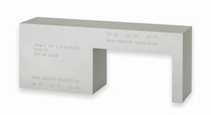 ASTM E317 Figure 6 Block (Resolution)