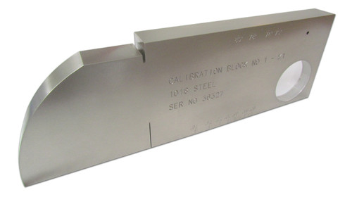 Calibration Block No. 1 Calibration Block No. 1