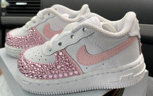 Swarovski Love - Nike AF1 '07 (White)