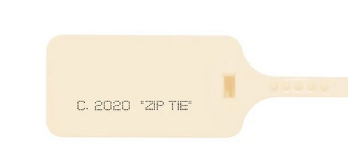 "The Tag" Nike x Off-White ZIP TIE TAG (Cream)